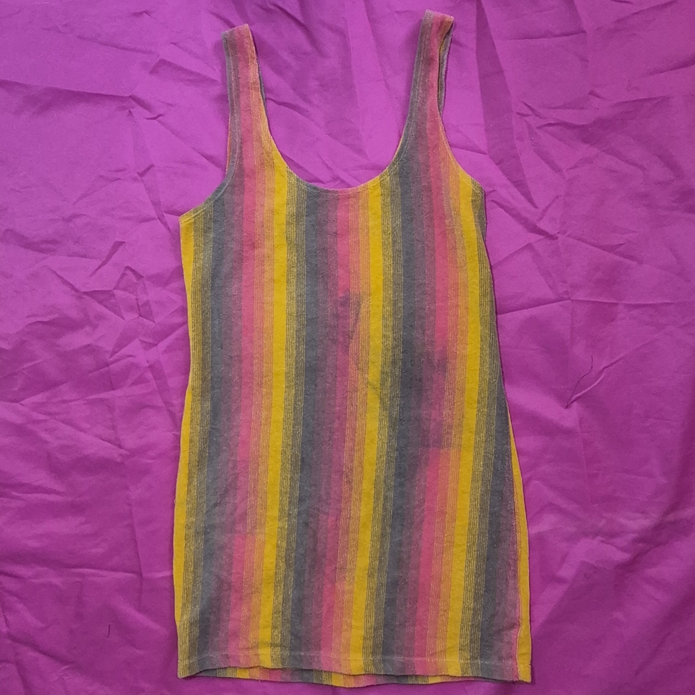 Striped Multicolor Sleeveless Top
